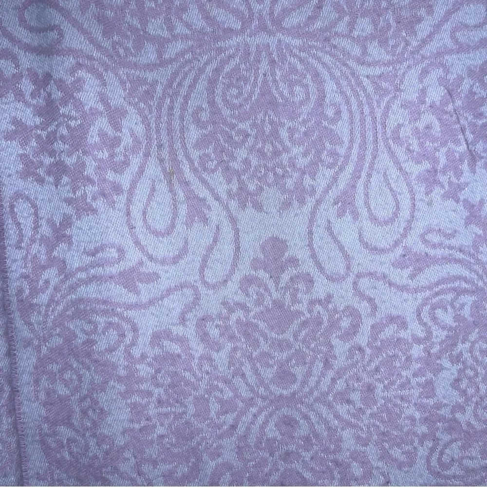 PINK PAISLEY SCARF PASTEL IVORY WHITE SOFT COTTAGECORE